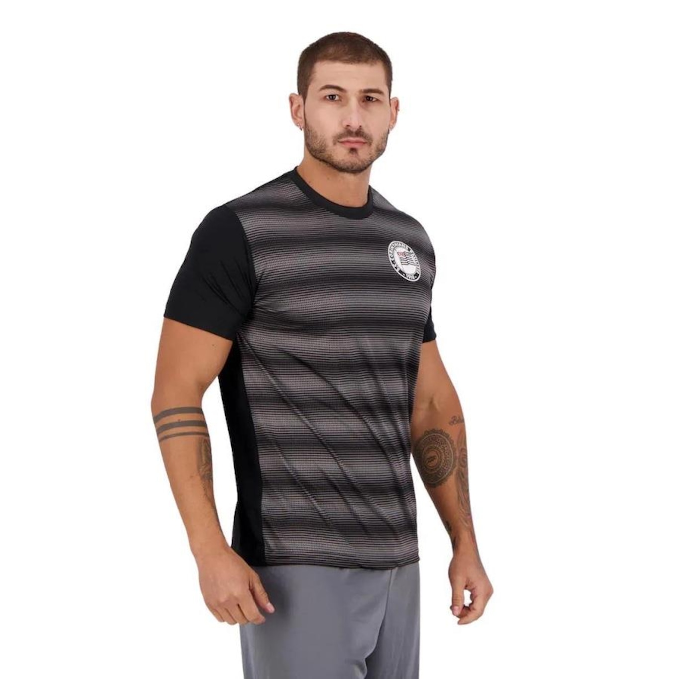 Camisa do Corinthians Spr Timao Sccp Leading - Masculina - Foto 2