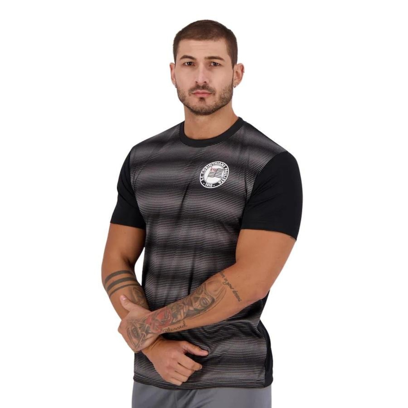 Camisa do Corinthians Spr Timao Sccp Leading - Masculina - Foto 3