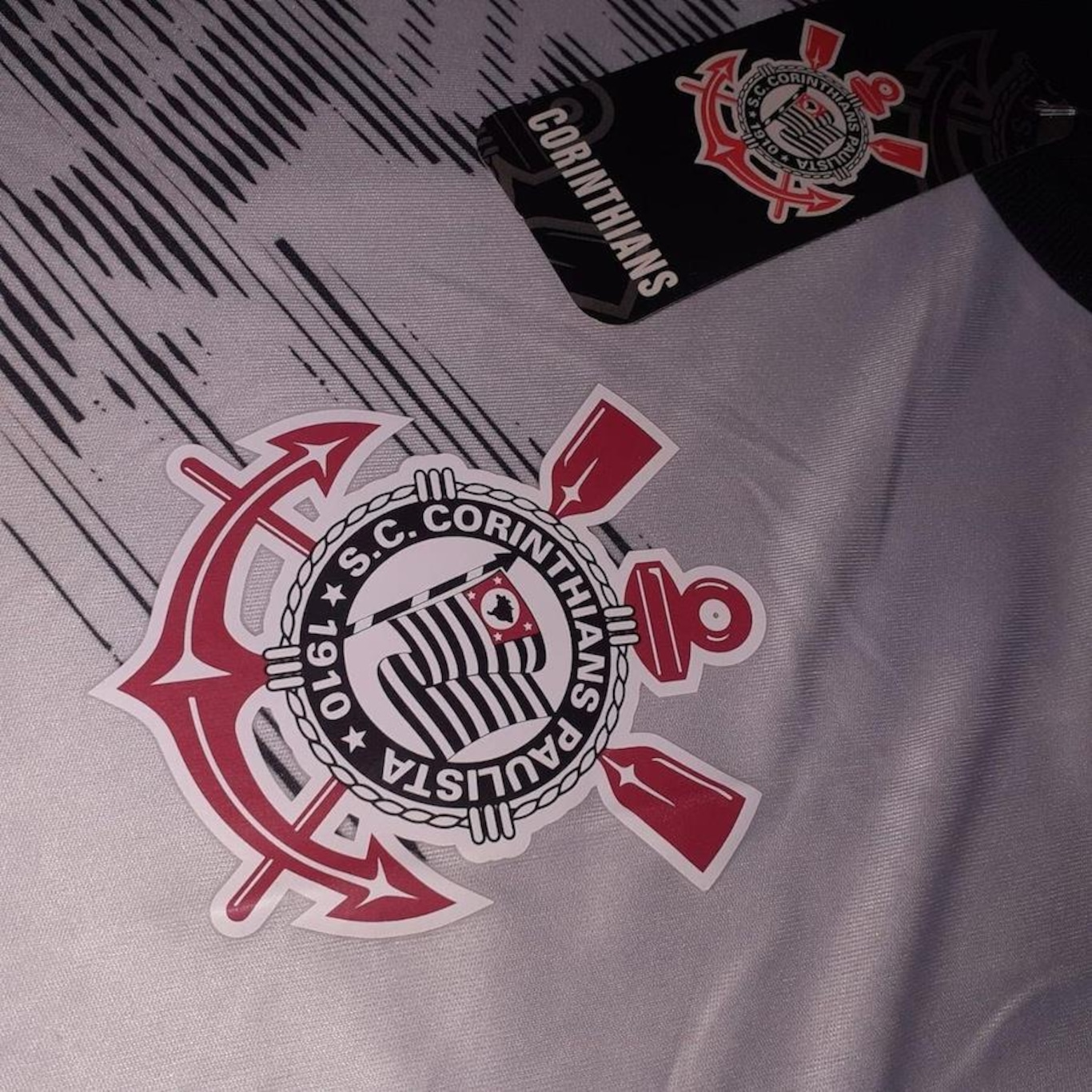 Camisa do Corinthians Spr Timão São Jorge - Masculina - Foto 4