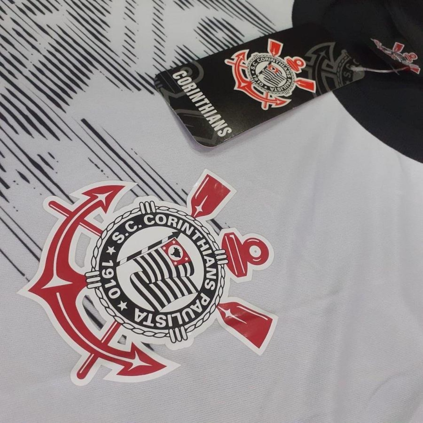 Camisa do Corinthians Spr Timão São Jorge - Masculina - Foto 5