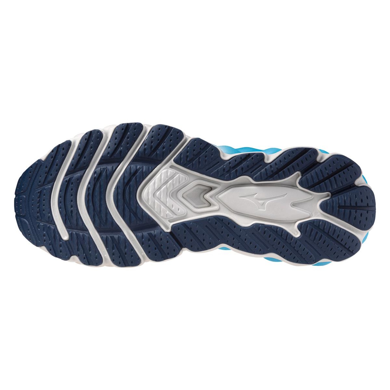 Tênis Mizuno Wave Sky 8 - Masculino - Marinho-Branco - Foto 5