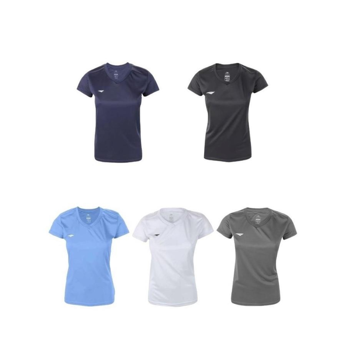 Kit Camiseta Penalty X Esportiva - 5 Unidades - Feminina - Foto 1