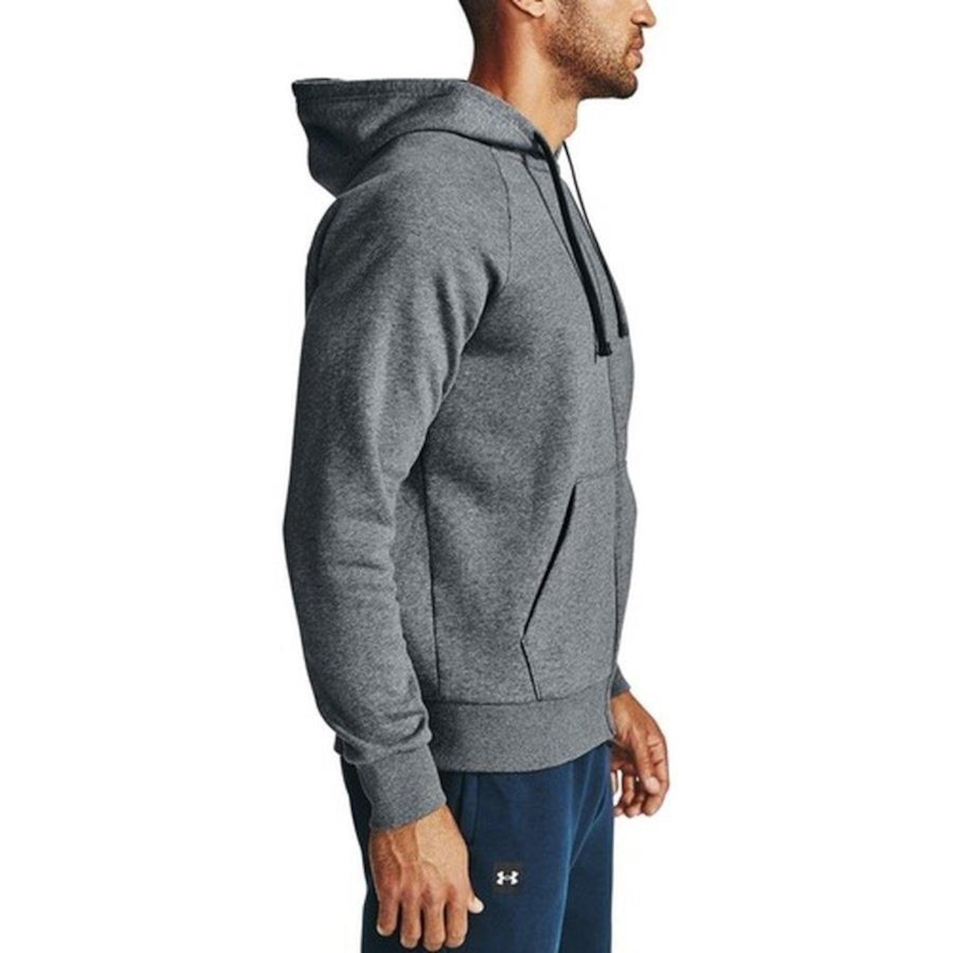 Jaqueta de Moletom Under Armour Rival Fleece - Masculina - Foto 3