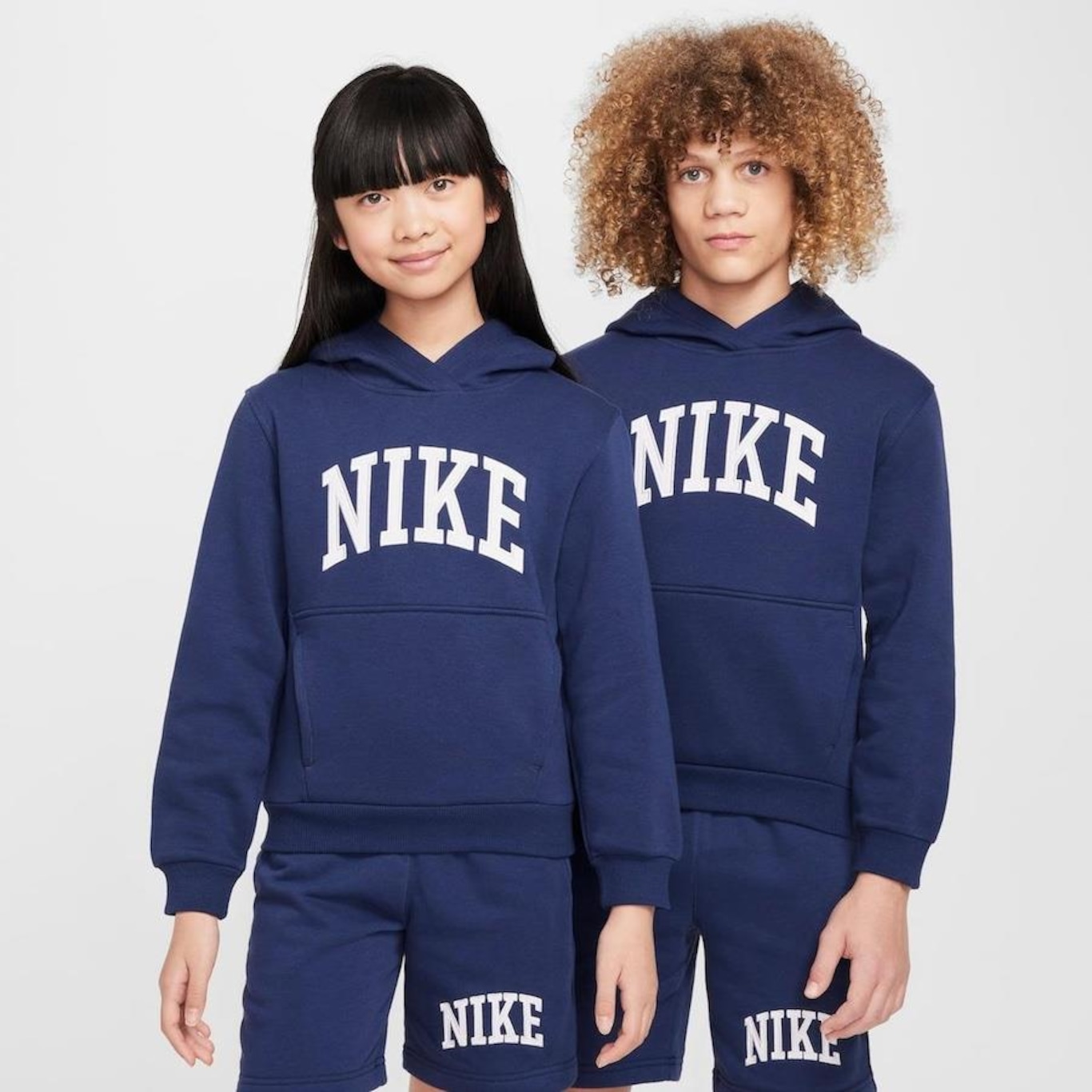 Blusão com Capuz Nike Sportswear Club Fleece - Infantil - Foto 1