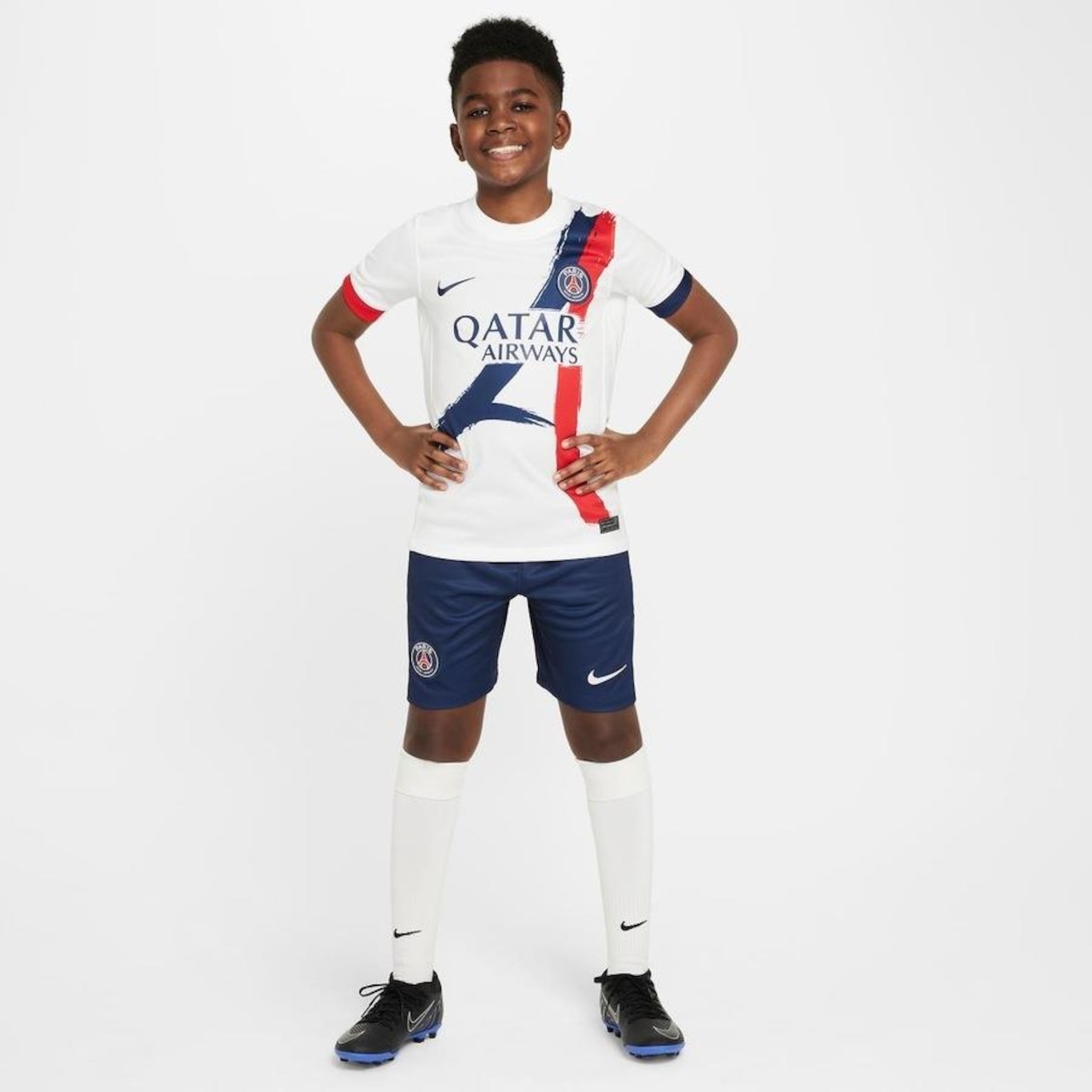 Camisa Paris Saint-Germain Ii 2024/25 Torcedor Pro Nike - Infantil - Foto 4