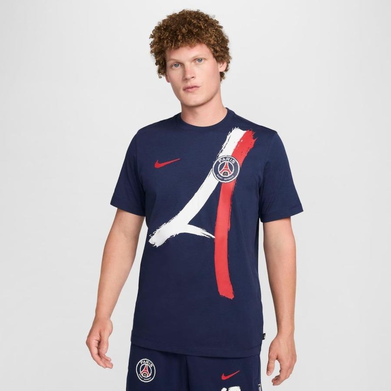 Camiseta Nike Paris Saint-Germain - Masculina - Foto 1