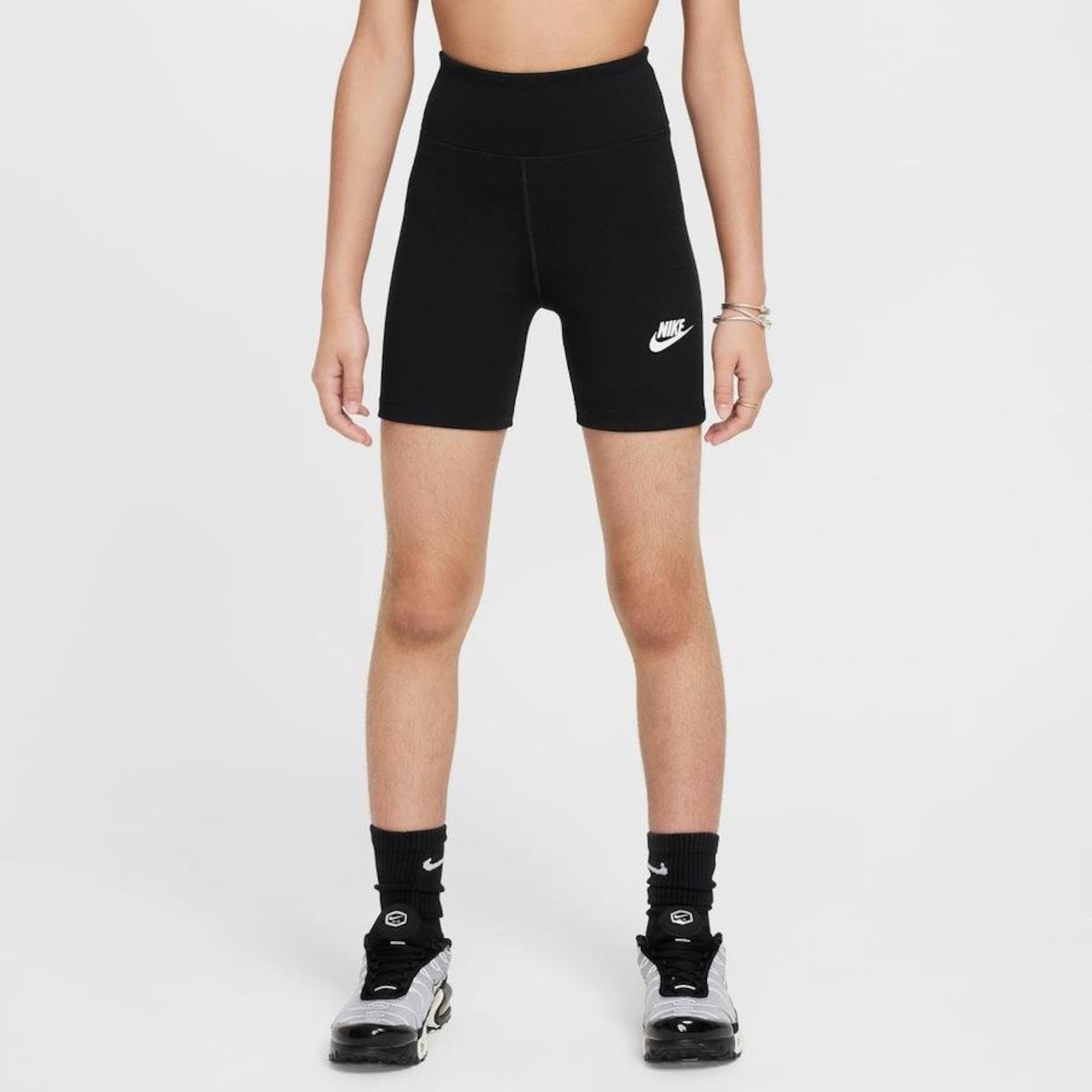 Short Nike Sportswear Classic 5In - Infantil - Foto 1