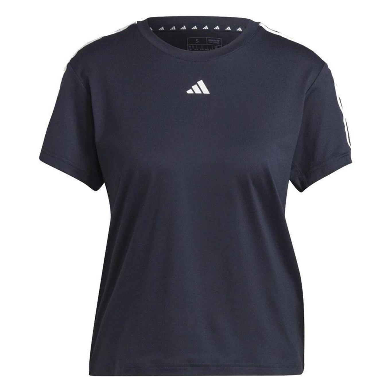 Camiseta adidas Aeroready Train Essentials 3 Listras - Feminina - Foto 1