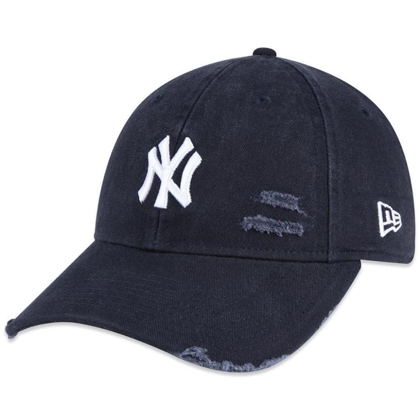 Boné Aba Curva New Era 920 New York Yankees Destroyed - Strapback - Adulto - Foto 1