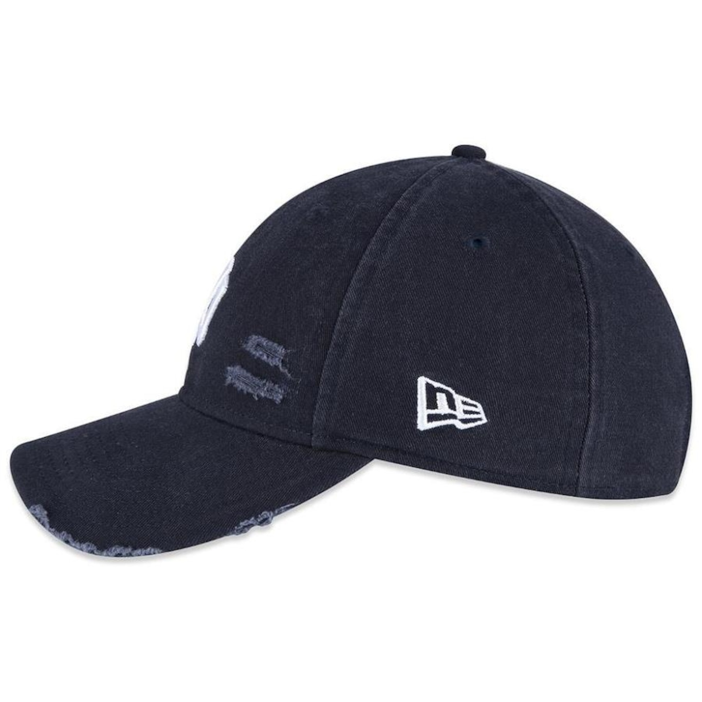 Boné Aba Curva New Era 920 New York Yankees Destroyed - Strapback - Adulto - Foto 5