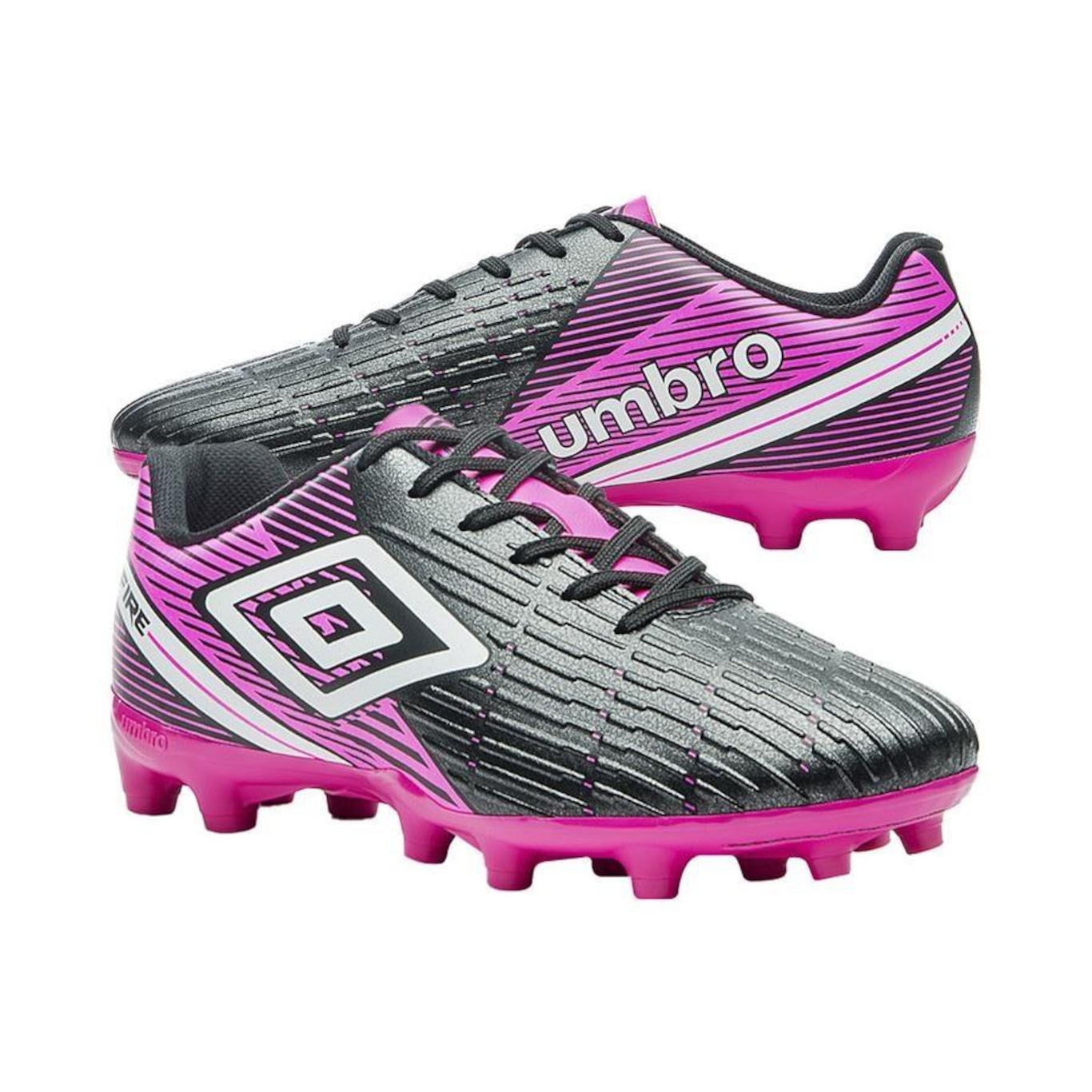 Chuteira de Campo Umbro Fire + Par de Meia - Adulto - Foto 2