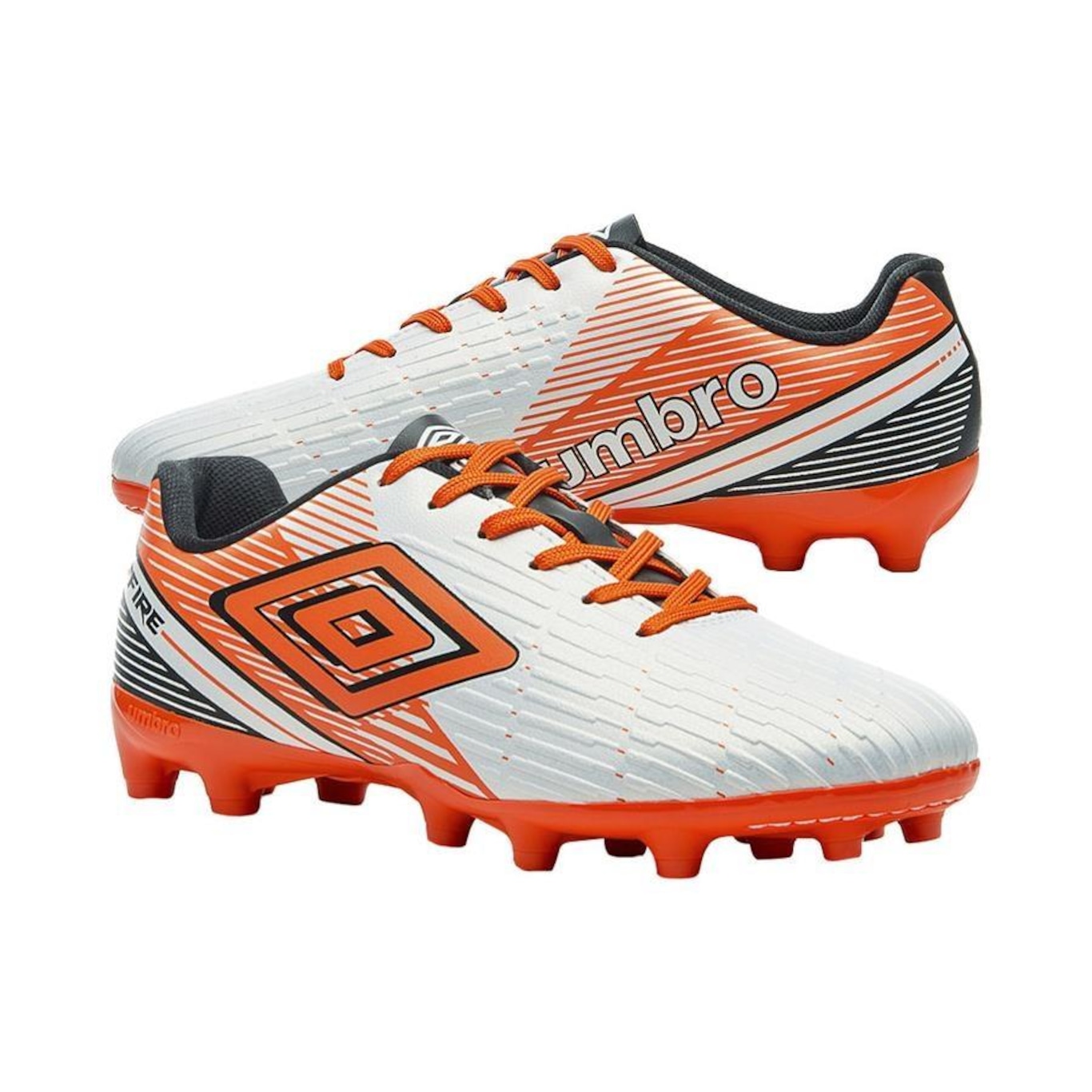 Chuteira de Campo Umbro Fire + Par de Meião - Adulto - Foto 2