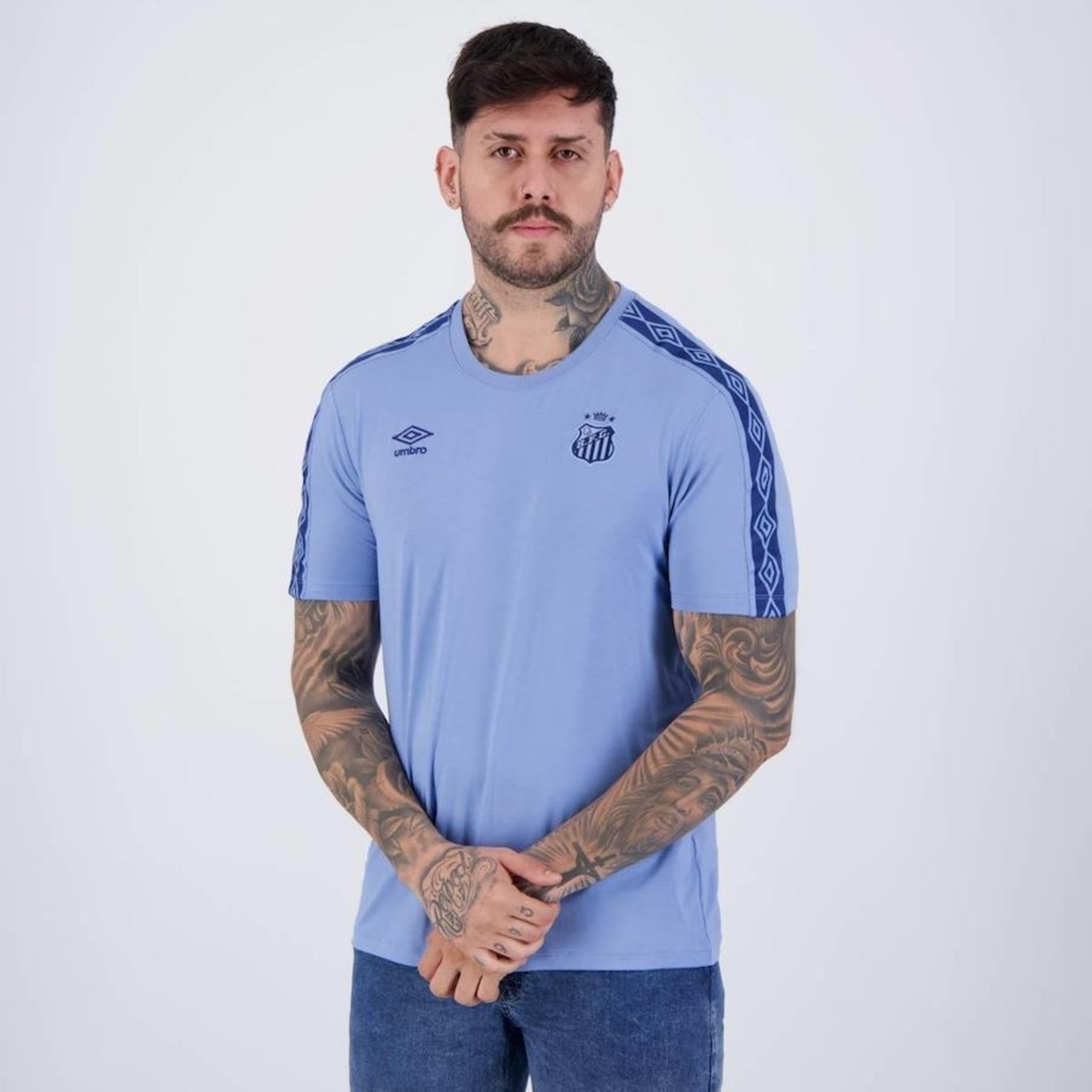 Camisa do Santos Umbro Concentração 2024 - Masculina - Foto 3