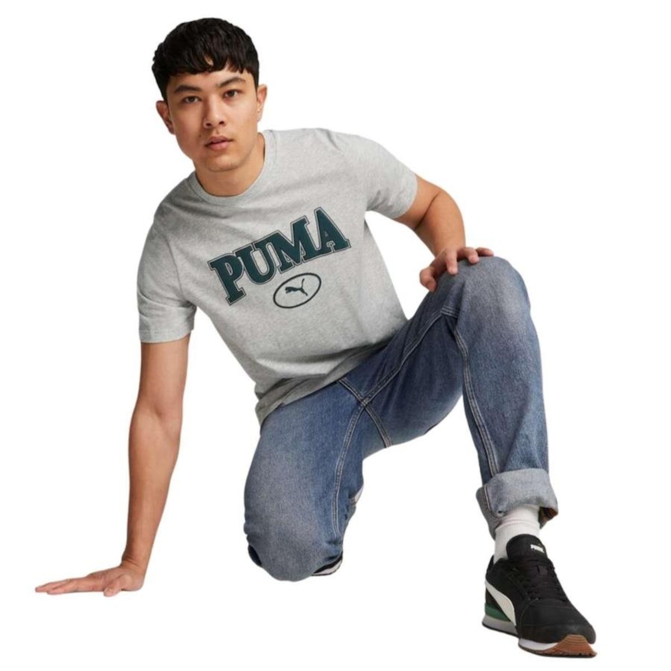 Camiseta Puma Squad - Masculina - Foto 3