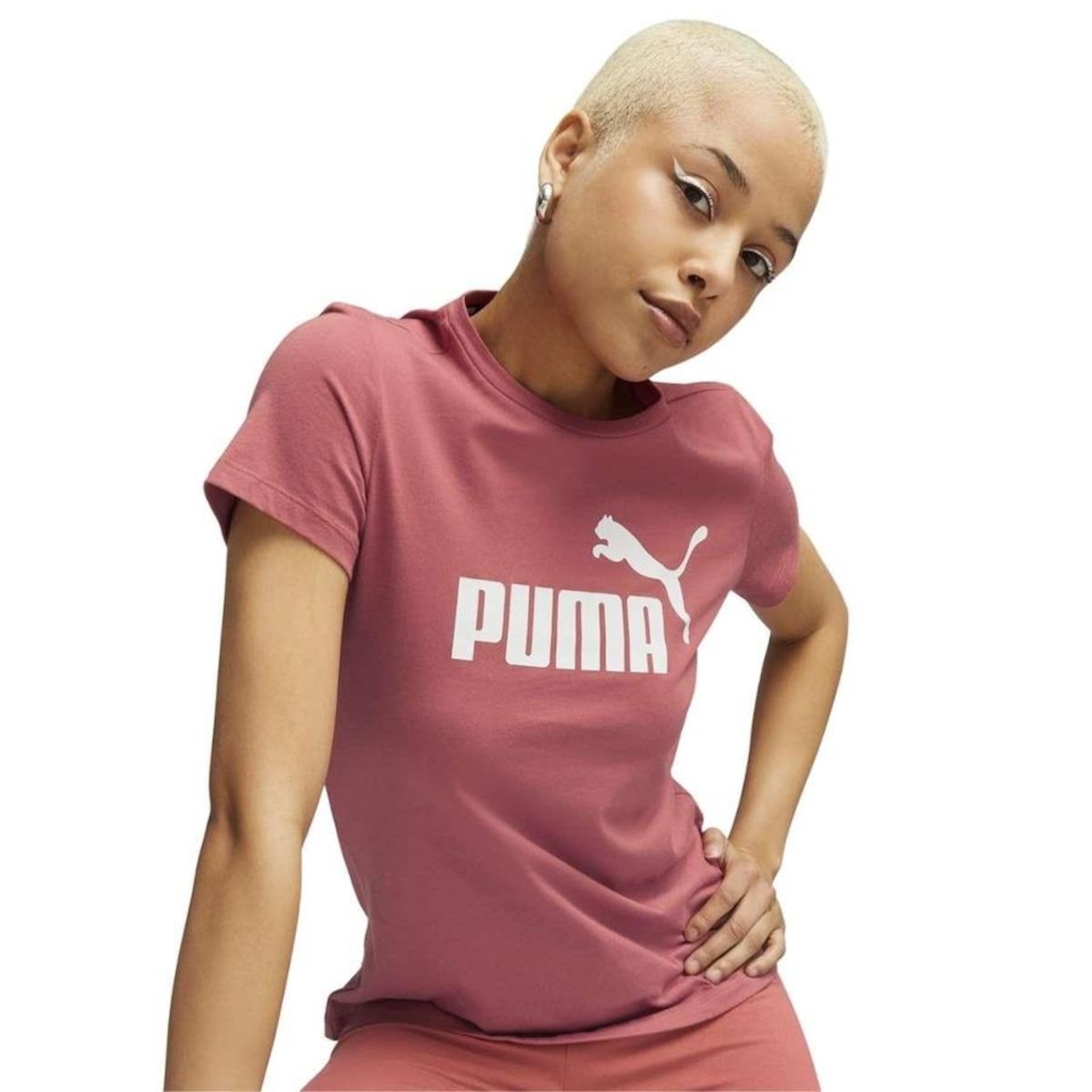 Camiseta Puma Essential Logo Tee - Masculina - Foto 1