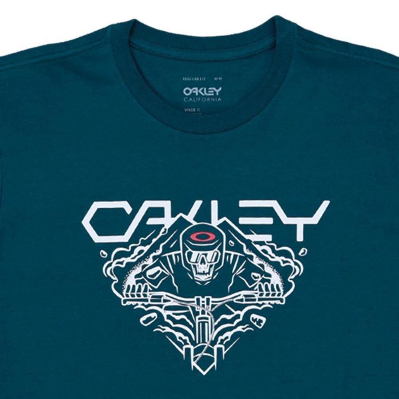 Camiseta Oakley Ellipse Skull Tee - Masculina - Foto 3