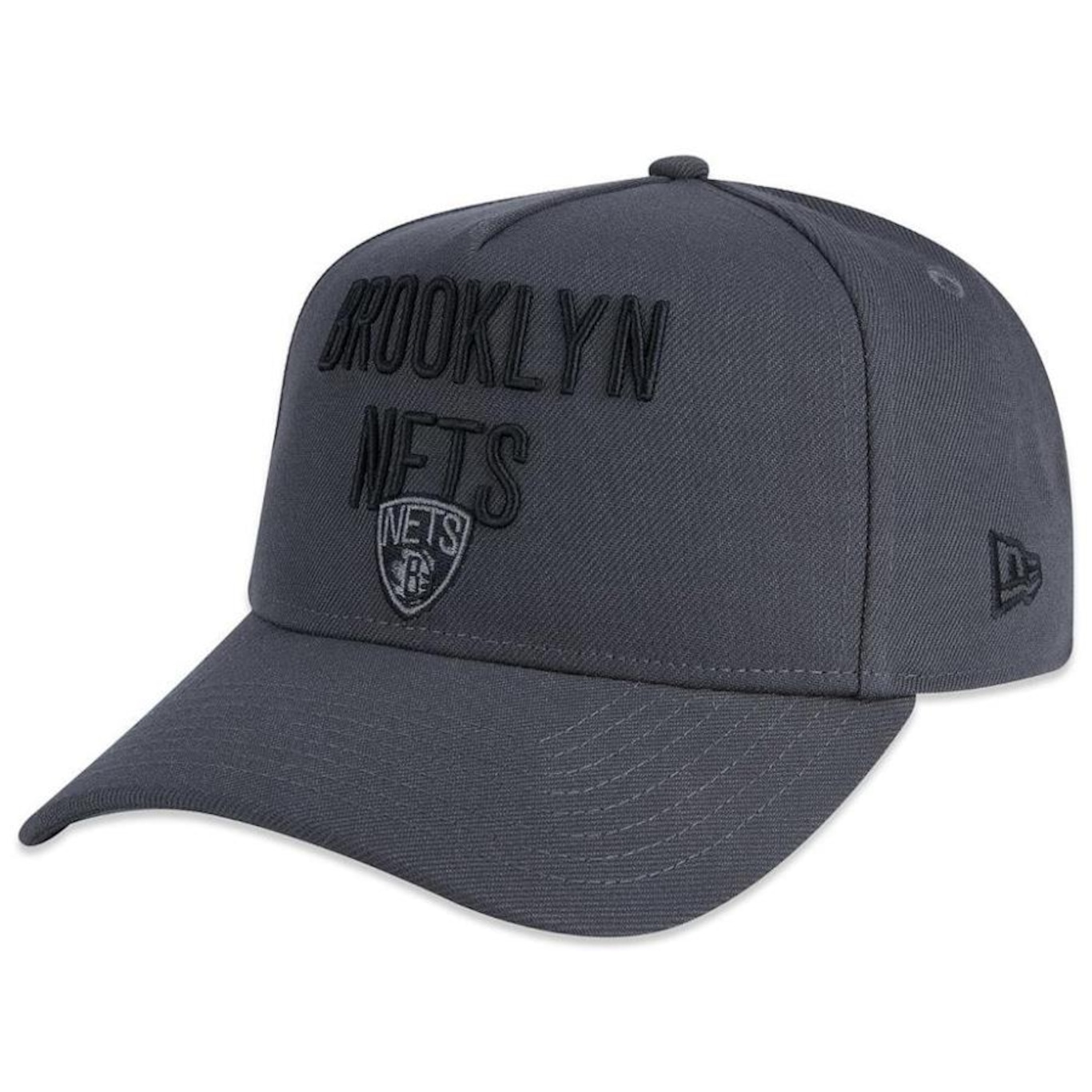 Boné Aba Curva New Era 940 A-Frame Brooklyn Nets Color In Color - Snapback - Adulto - Foto 1