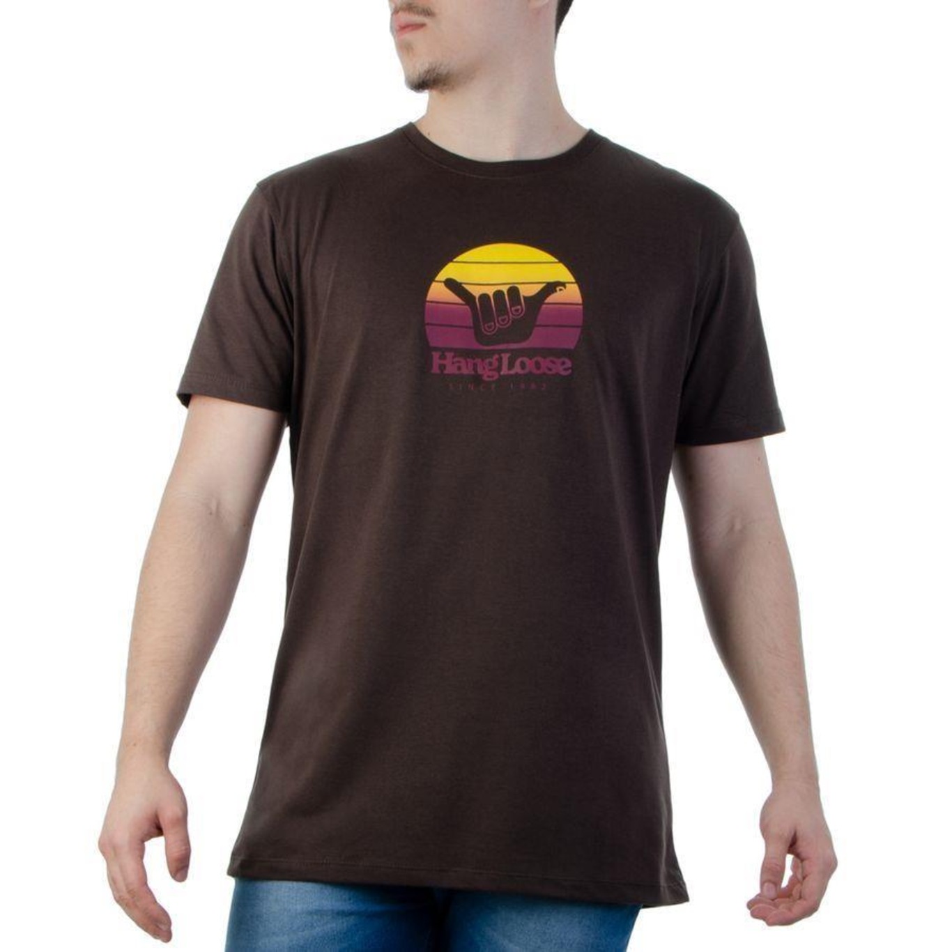 Camiseta Hang Loose Silk Sunset - Masculina - Foto 1