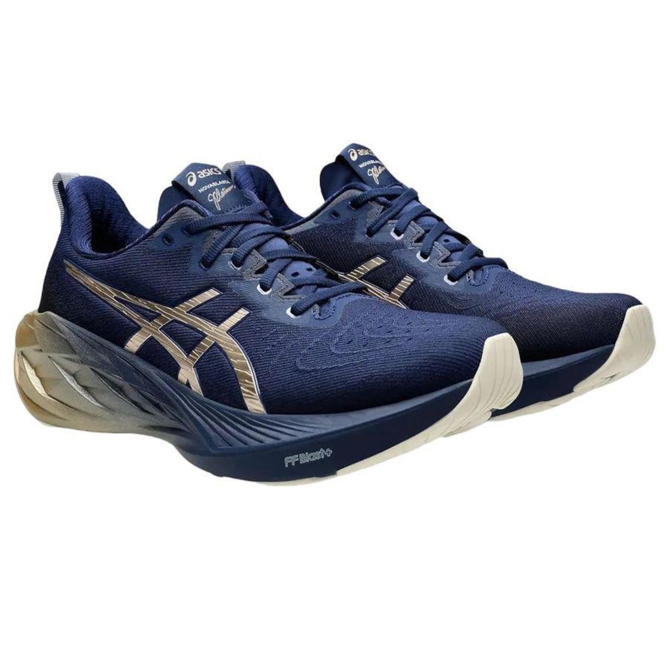 Tênis Asics Novablast 4 Platinum - Masculino 1011B945-400 - Foto 3