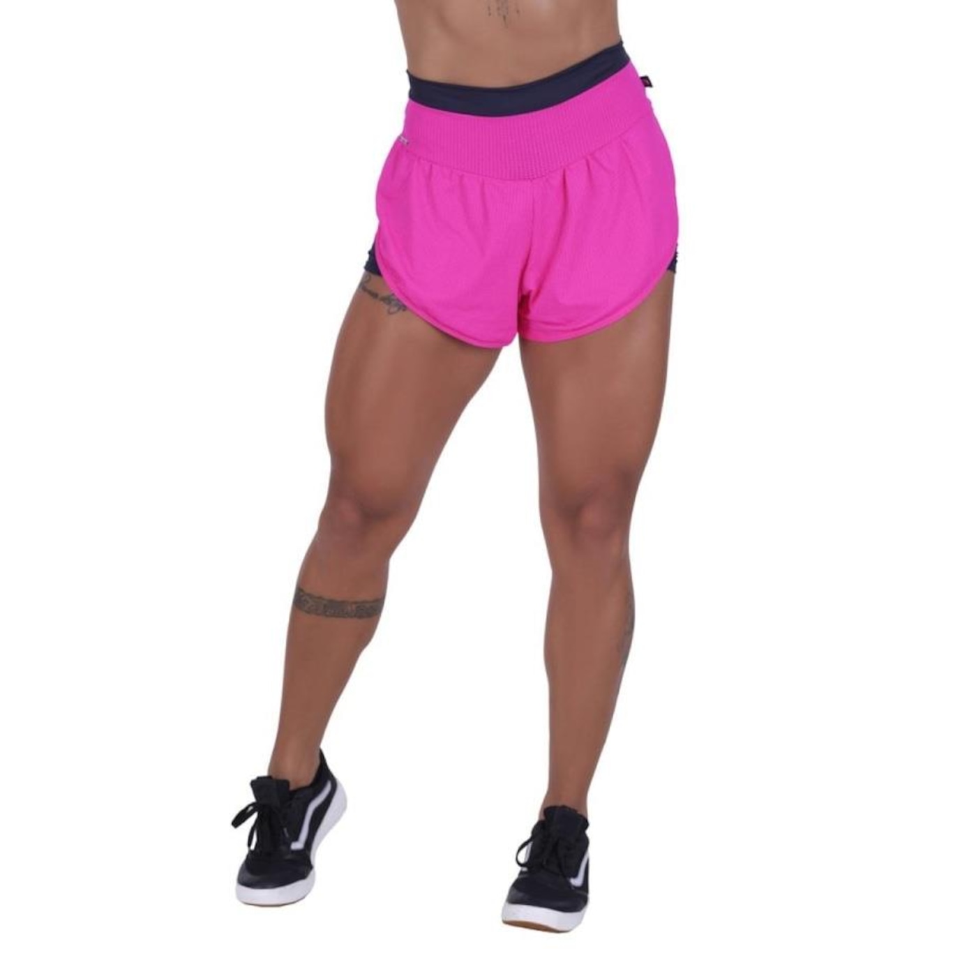 Shorts Orbis Fitness Feminino Soltinho com Short Interno - Foto 1