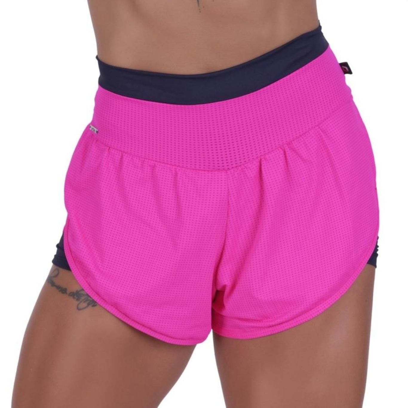 Shorts Orbis Fitness Feminino Soltinho com Short Interno - Foto 2