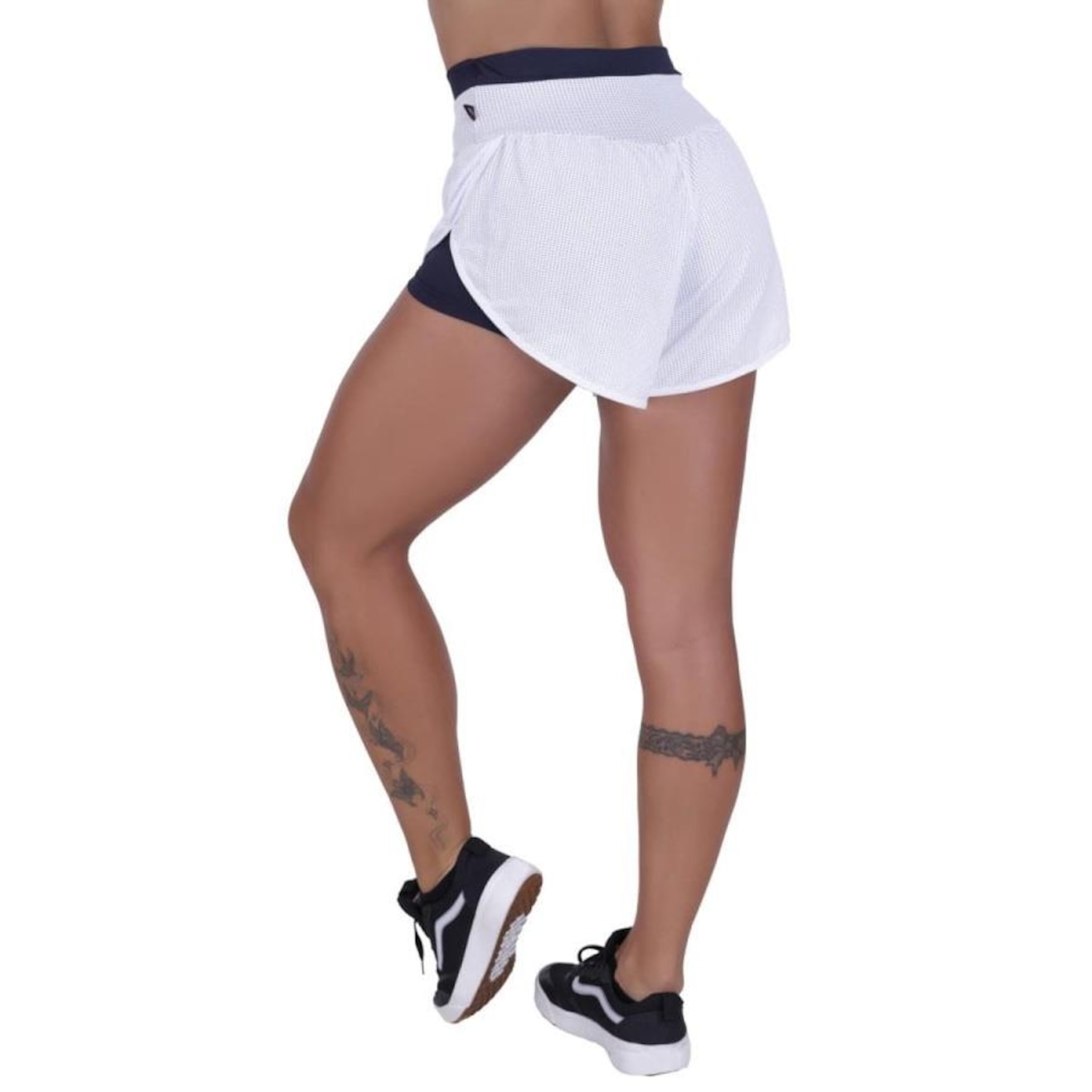 Shorts Orbis Fitness Feminino Soltinho com Short Interno - Foto 4