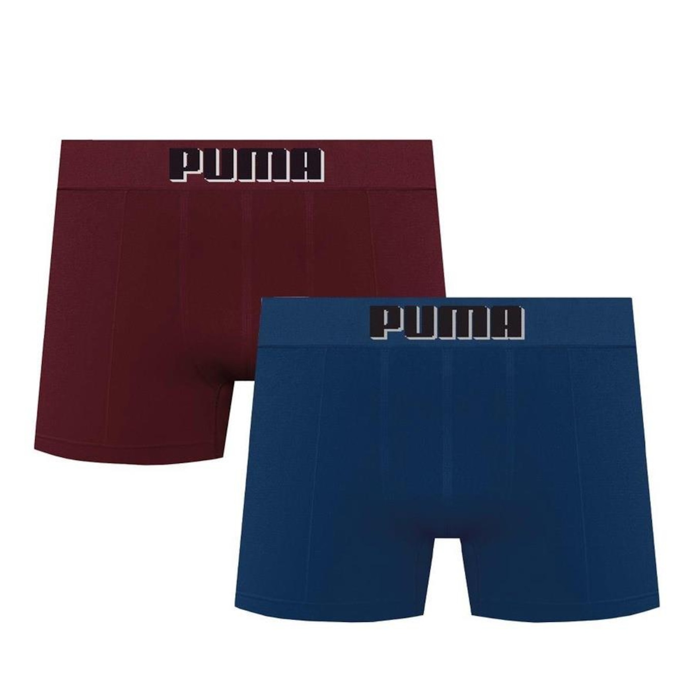 Cueca Boxer Puma sem Costura - 2 Unidades - Masculina - Foto 1