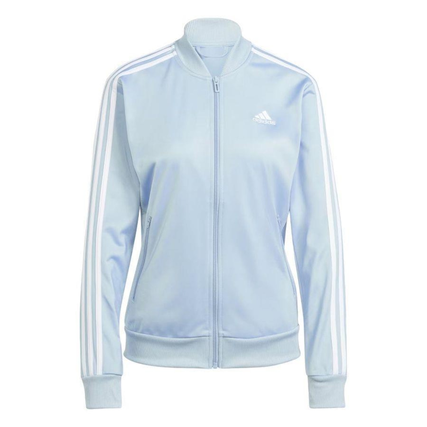 Agasalho adidas Essentials 3-Stripes - Feminino - Foto 5