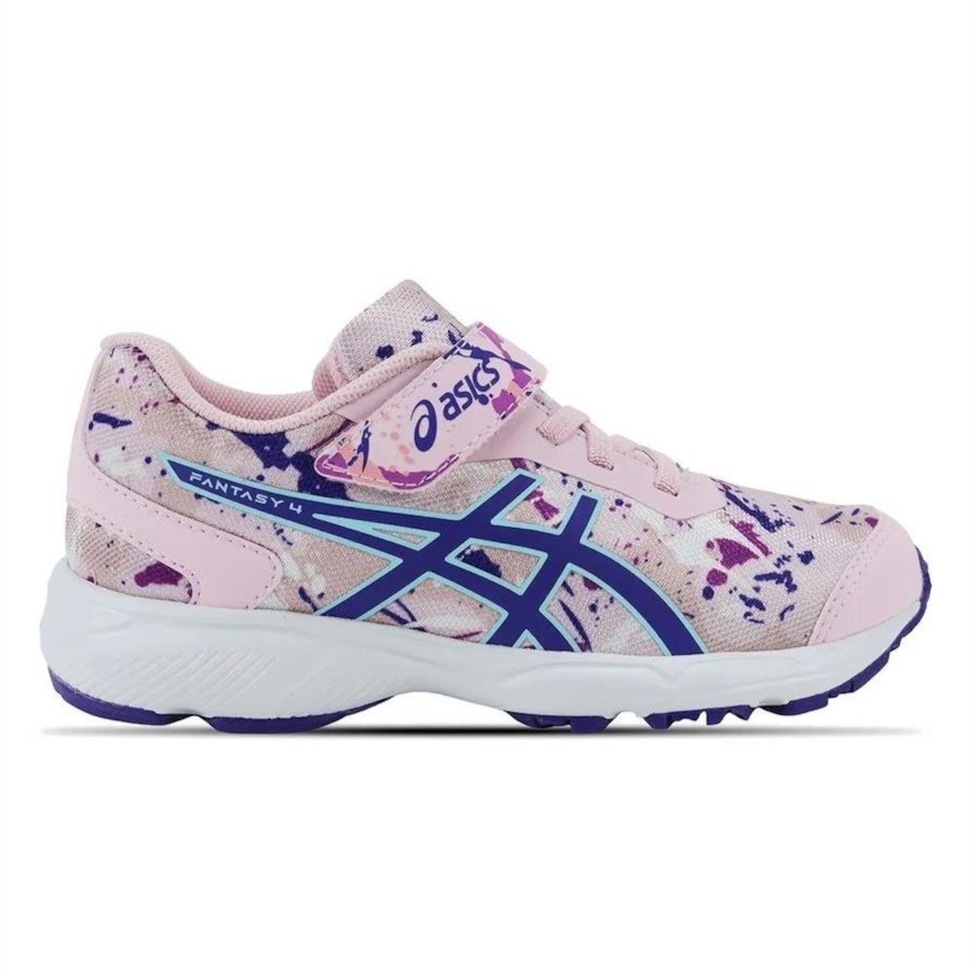 Tênis Asics Fantasy 4 Cotton Candy Infantil - Foto 1