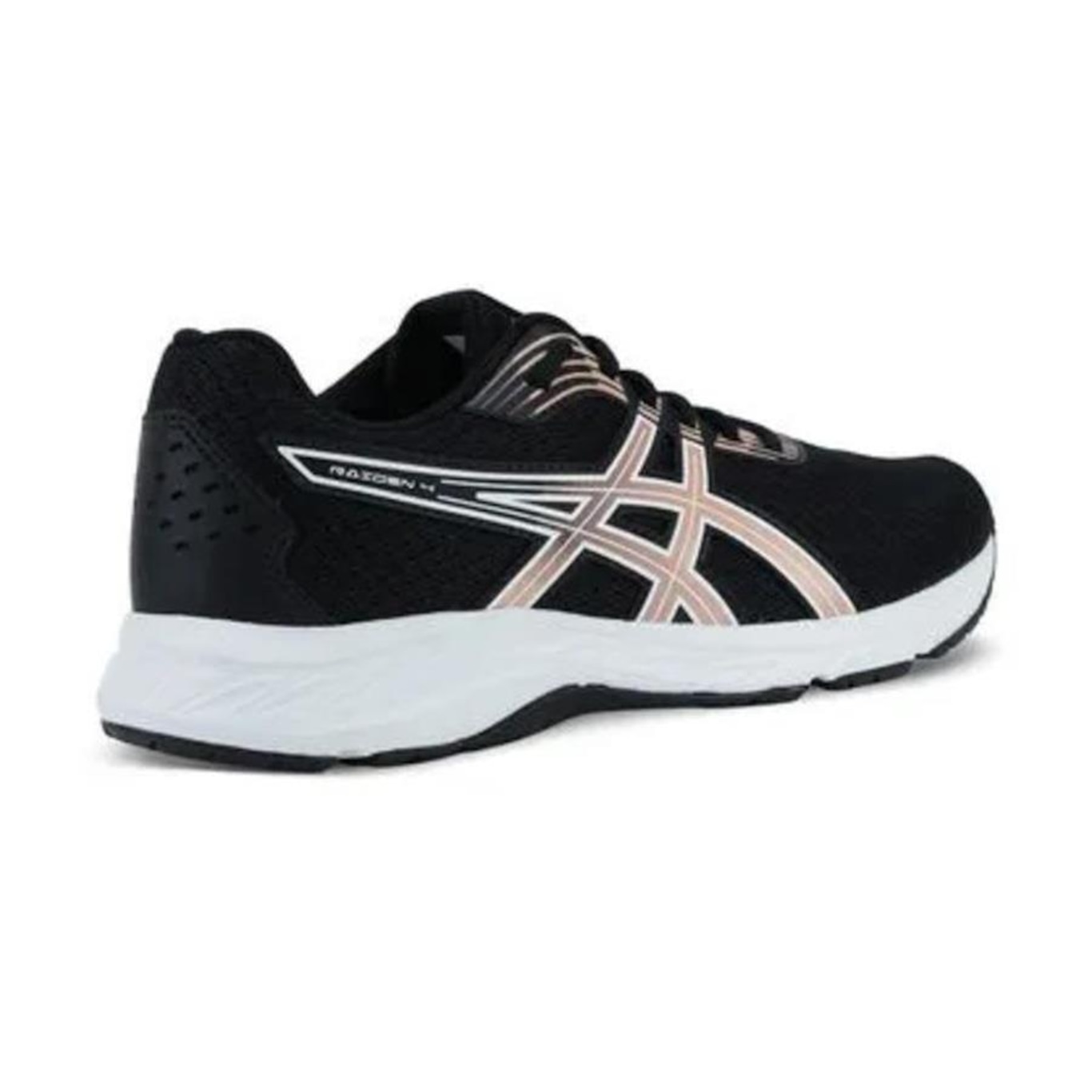 Tênis Asics Raiden 4 Black Rose Gold - Feminino - Foto 4