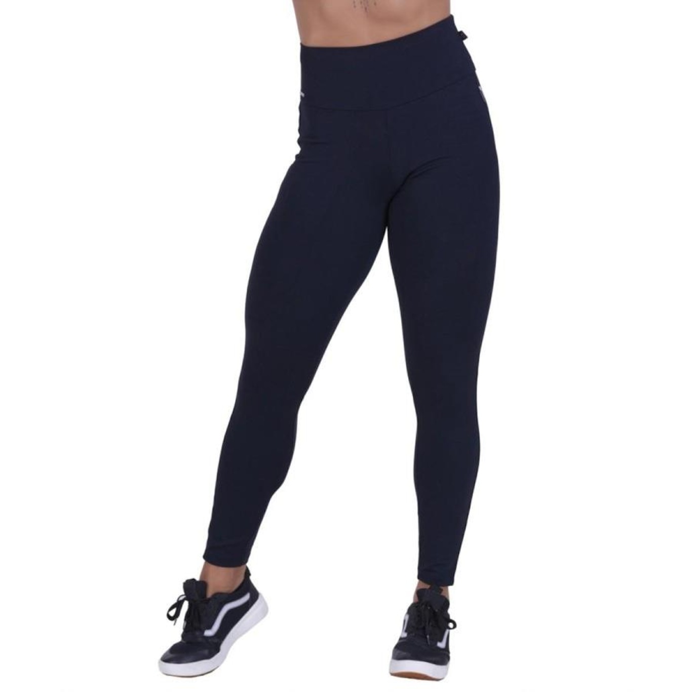 Calça Legging Orbis Fitness Supplex Poliamida Detalhe Lateral - Feminina - Foto 2