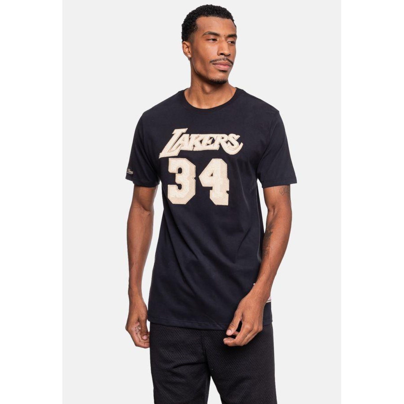 Camiseta Mitchell & Ness Los Angeles Lakers Shaquille O''''Neal - Masculina - Foto 3