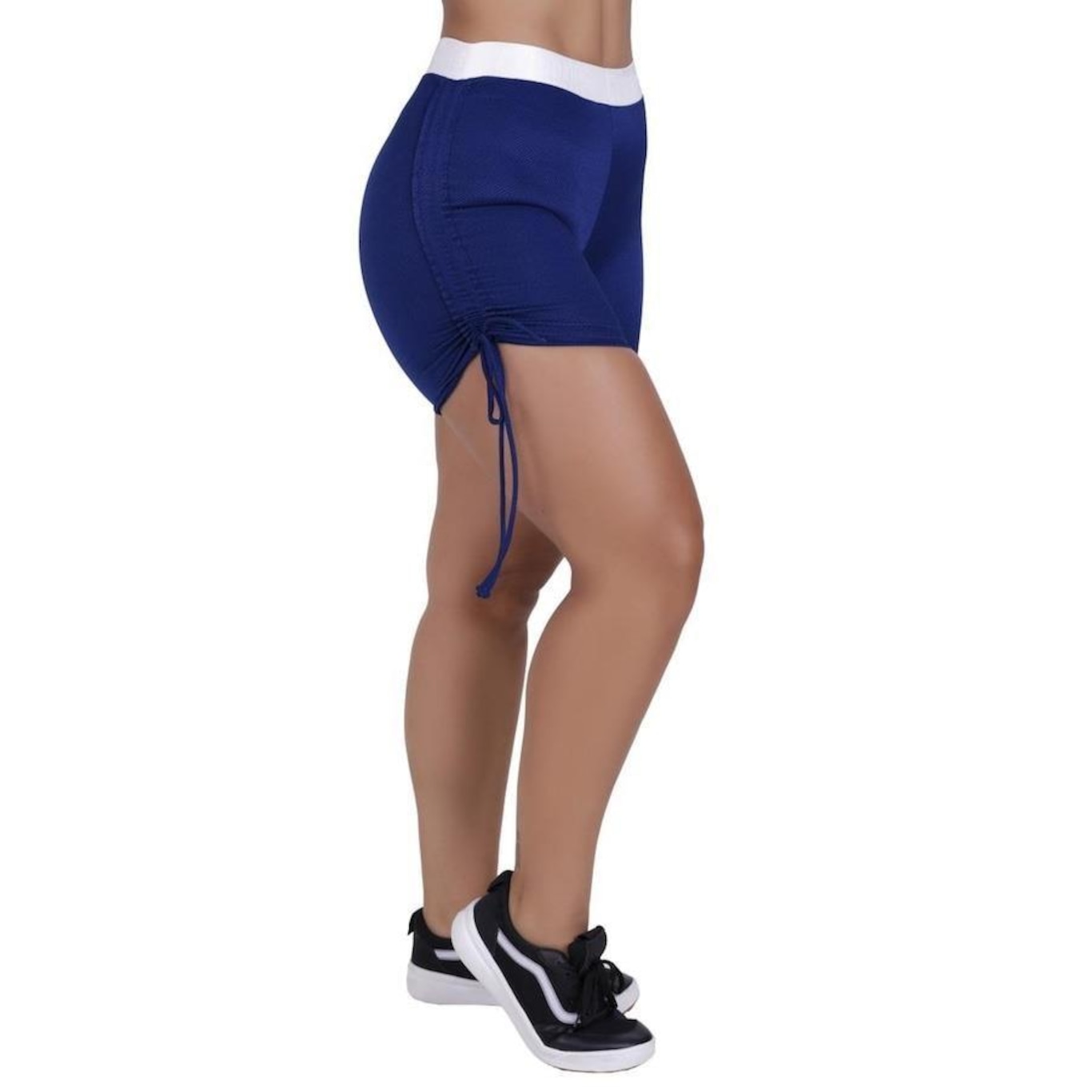 Shorts Orbis Fitness Cintura Alta Regulagem Lateral - Feminino - Foto 1