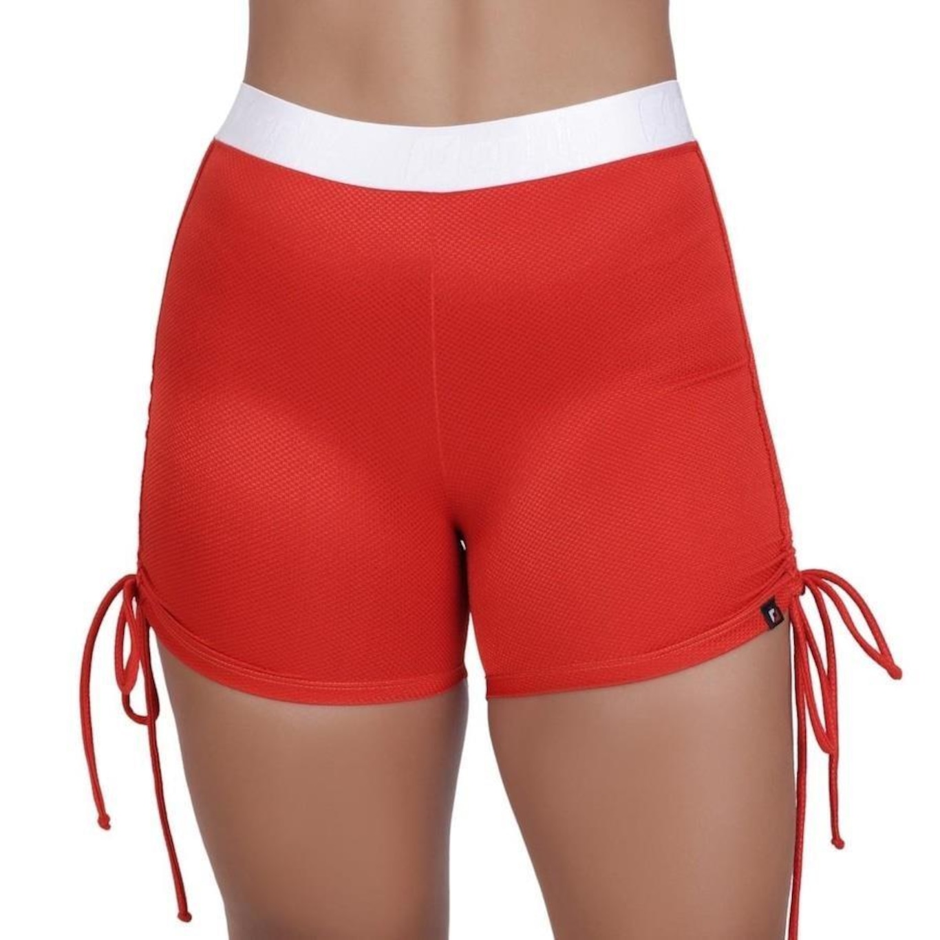 Shorts Orbis Fitness Cintura Alta Regulagem Lateral - Feminino - Foto 2