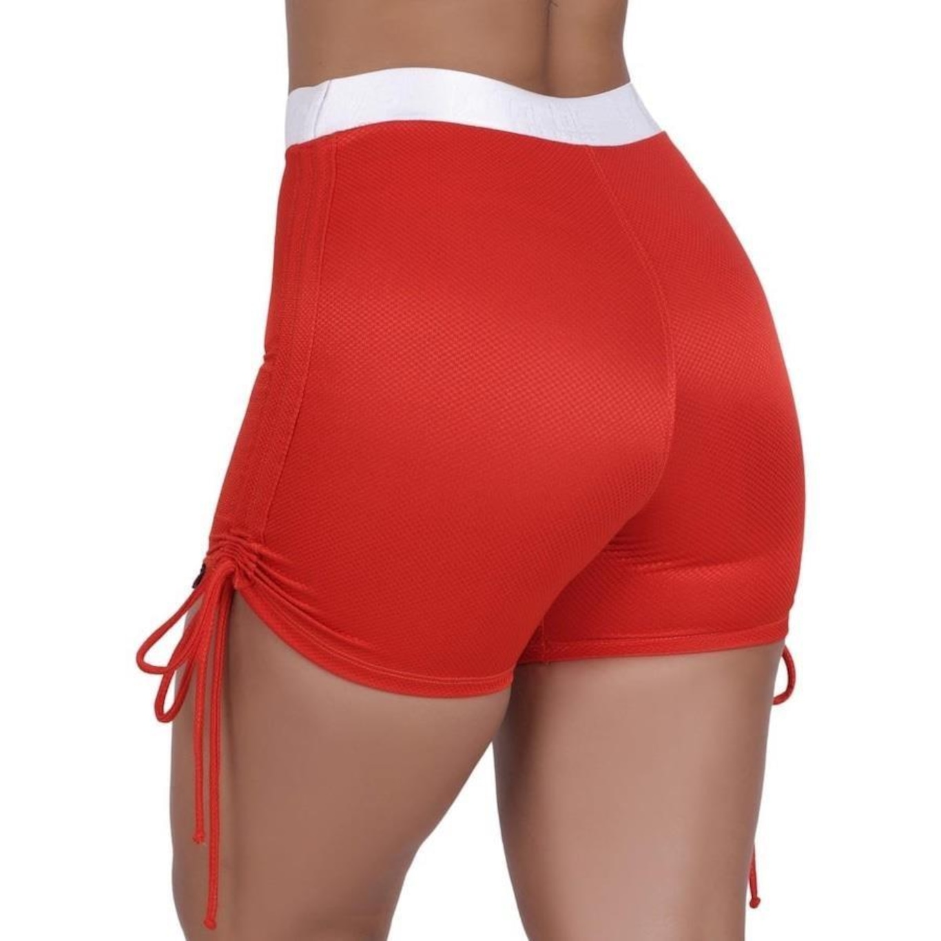 Shorts Orbis Fitness Cintura Alta Regulagem Lateral - Feminino - Foto 5