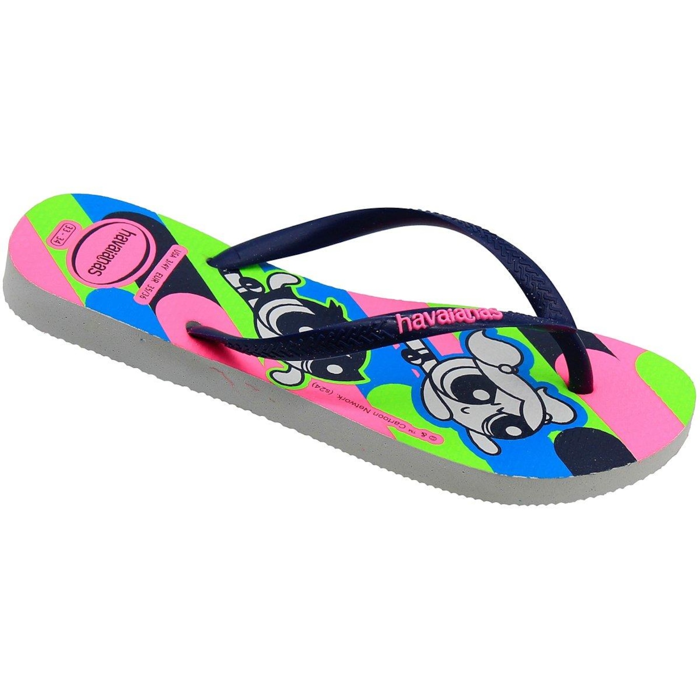 Chinelo Havaianas Slim Powerpuff - Infantil - Foto 2