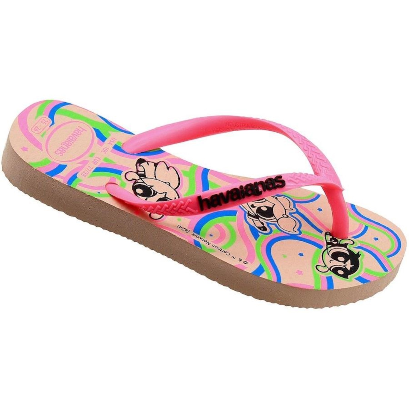 Chinelo Havaianas Slim Powerpuff - Infantil - Foto 2