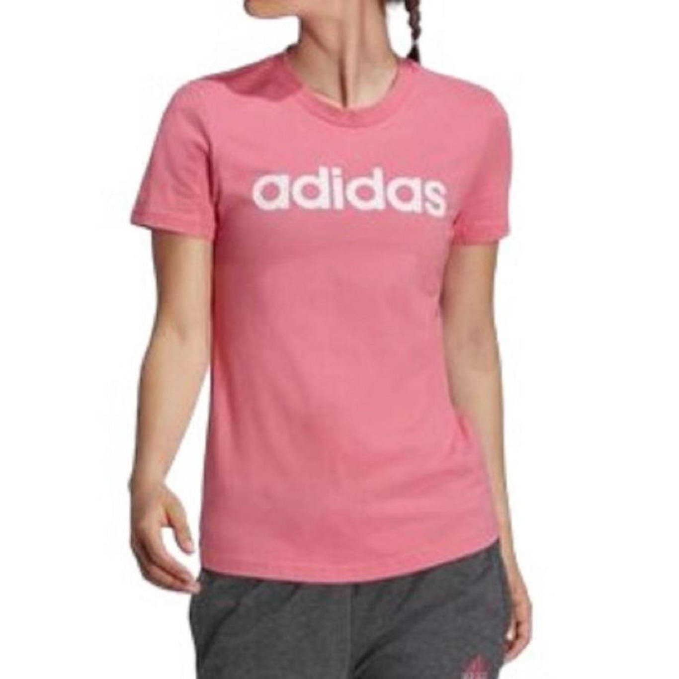 Camiseta Adidas W Lin T - Feminina - Foto 2