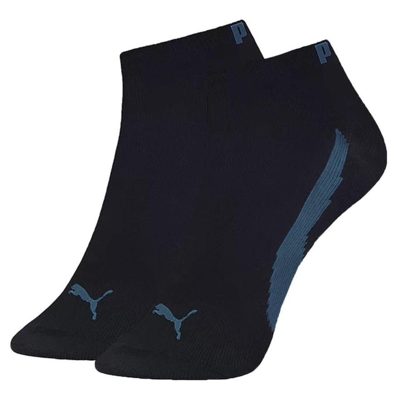 Meia Sapatilha Puma Esportiva - 3 Pares - Masculina - Foto 4