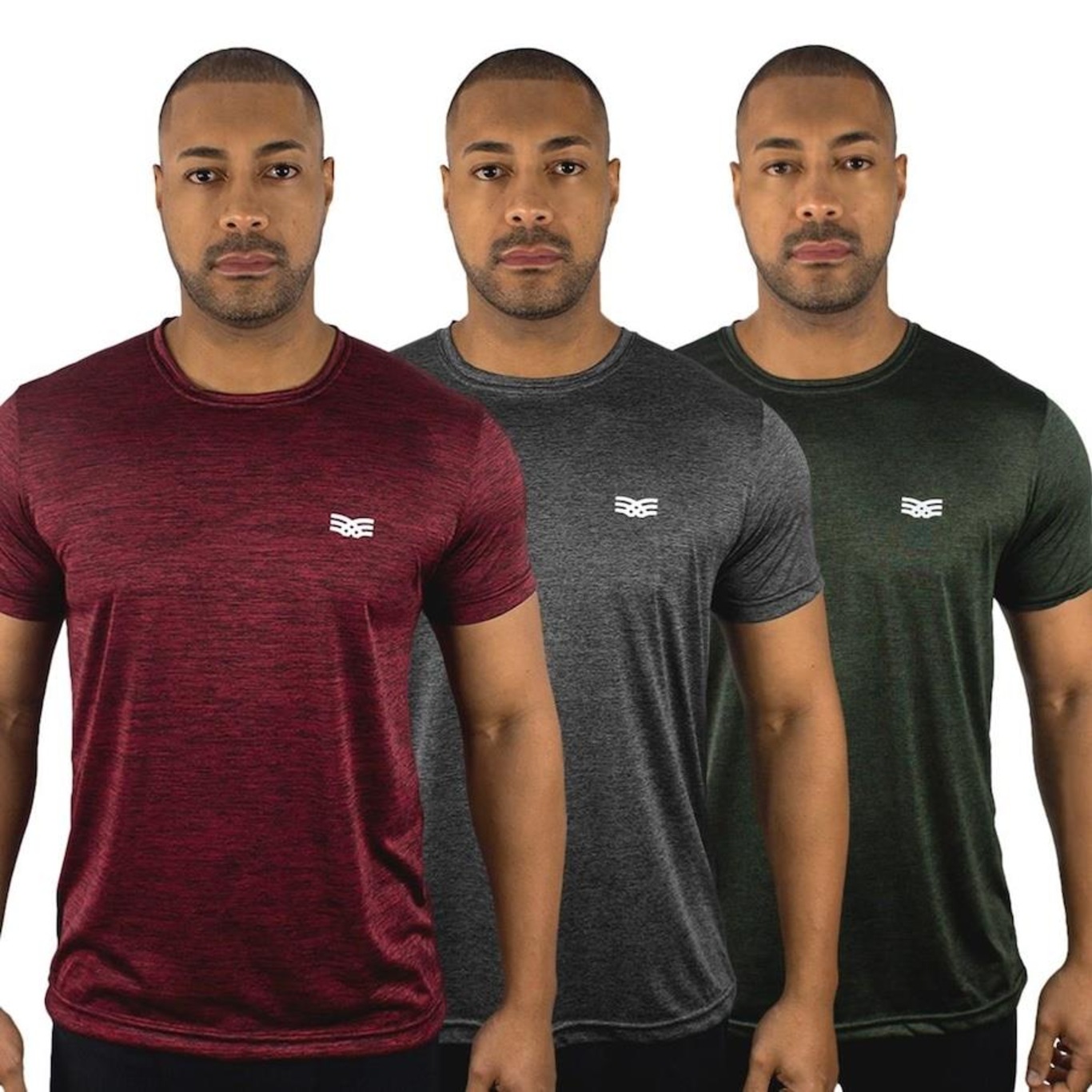 Camiseta Color Sports Dry Mescla - 3 Unidades - Masculino - Foto 1