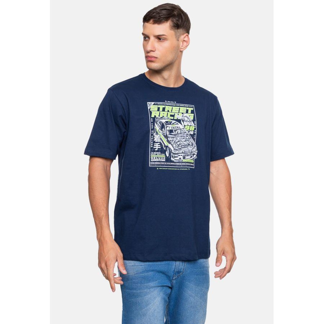 Camiseta Fatal Racing - Masculina - Foto 3