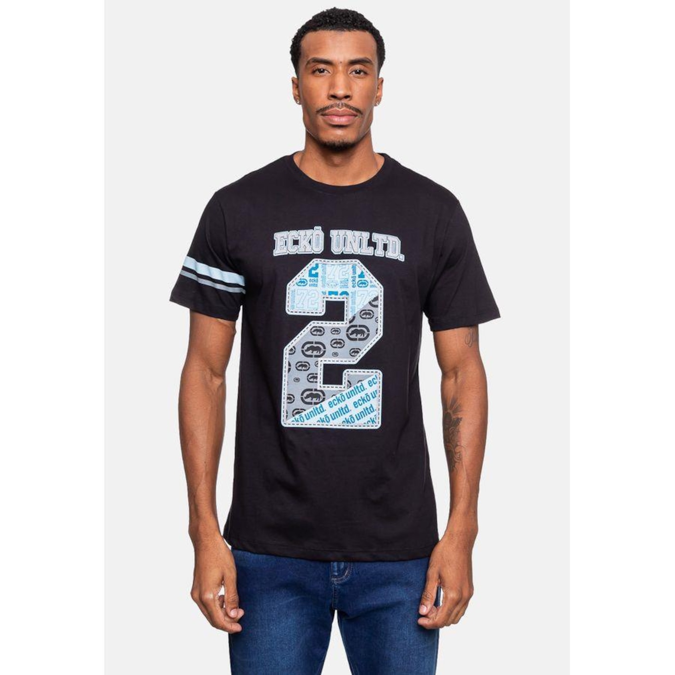 Camiseta Ecko Ecollege - Masculina - Foto 1