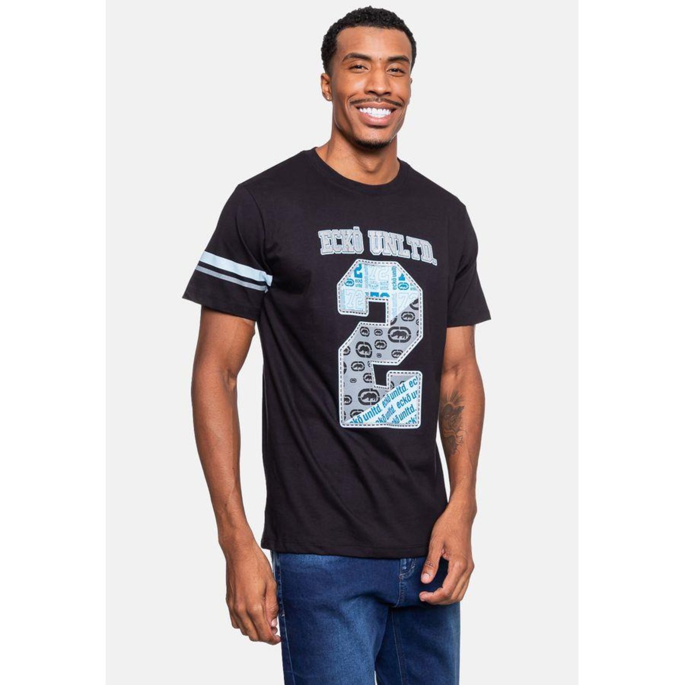 Camiseta Ecko Ecollege - Masculina - Foto 4