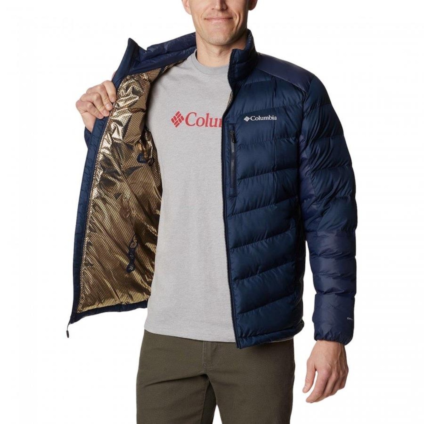 Jaqueta Puffer Columbia Labyrinth Loop Masculina - Foto 2