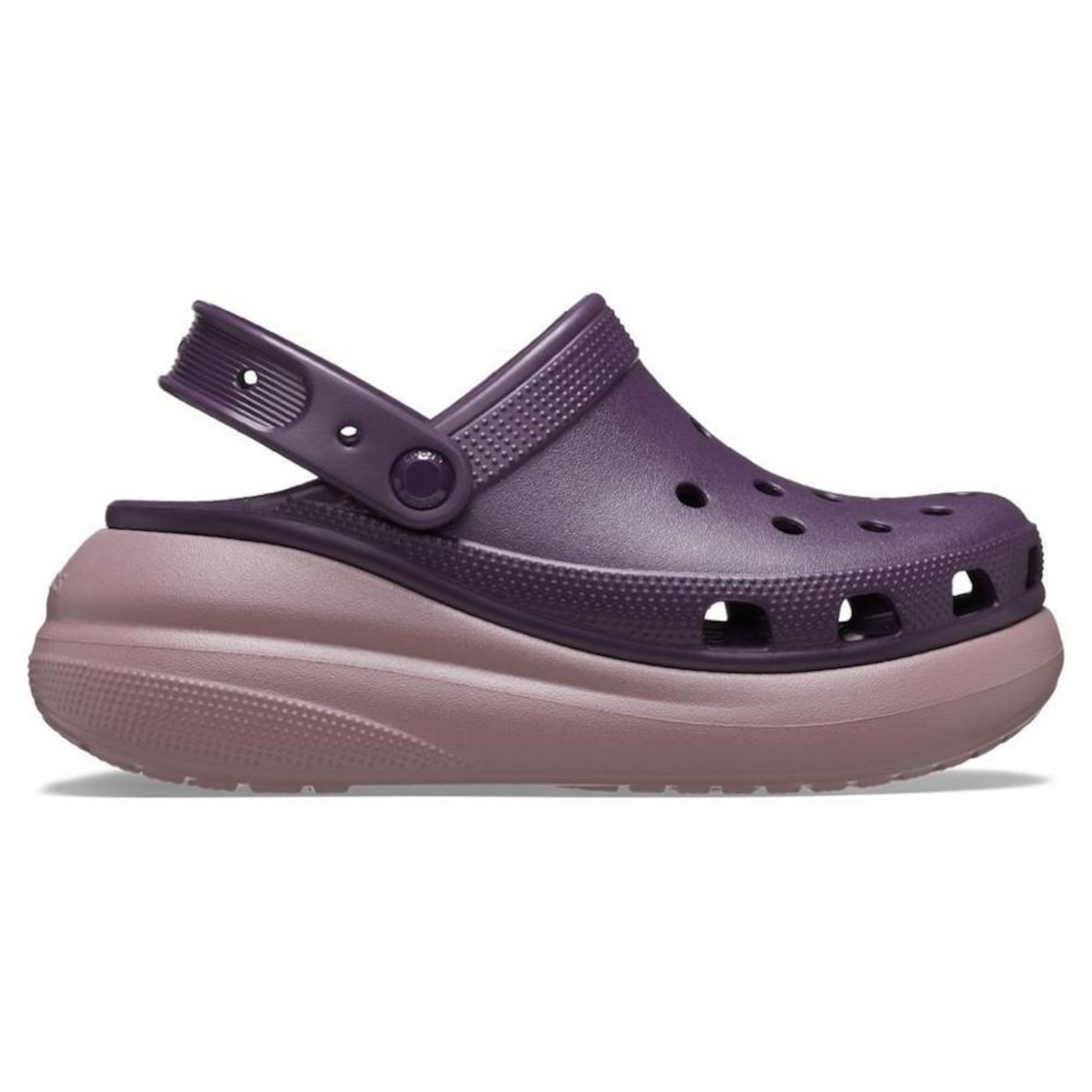 Sandália Crocs Classic Crush Platform Clog - Unissex - Foto 1