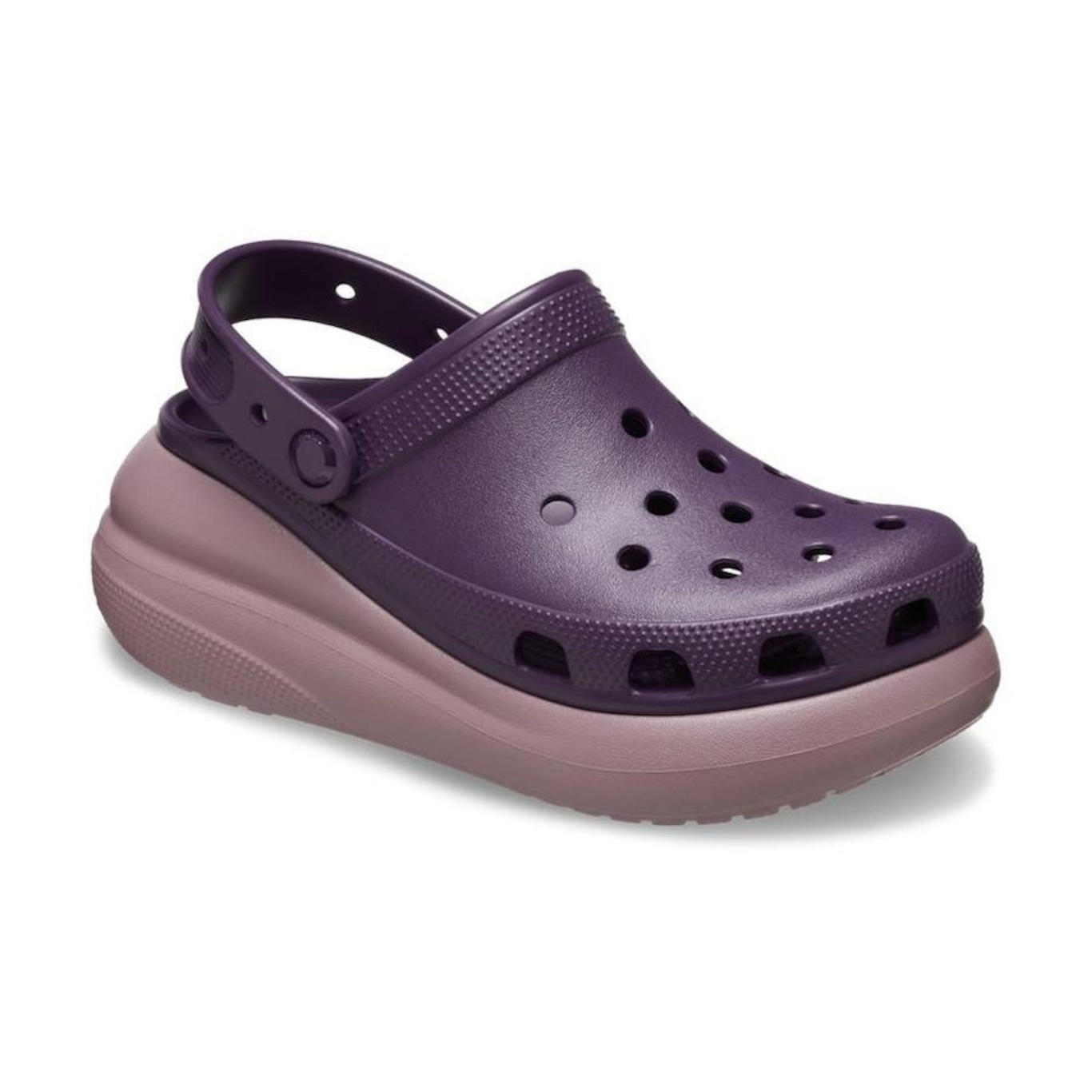 Sandália Crocs Classic Crush Platform Clog - Unissex - Foto 2