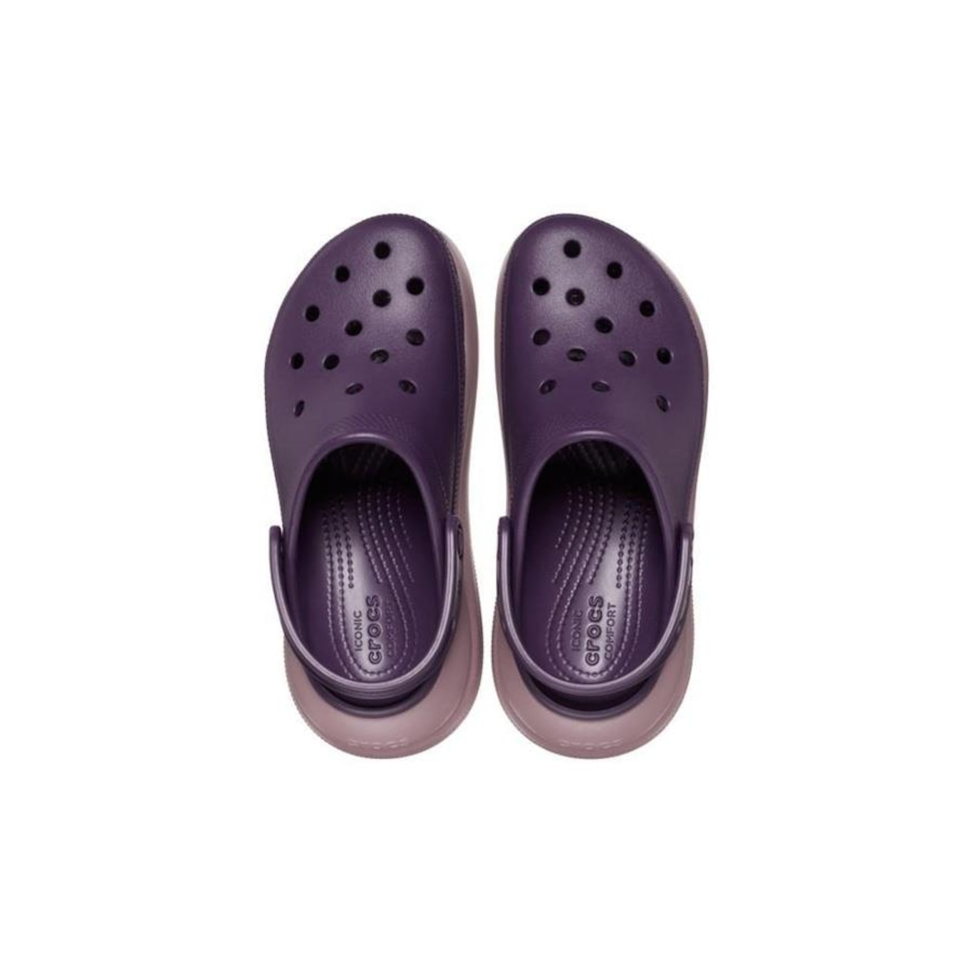 Sandália Crocs Classic Crush Platform Clog - Unissex - Foto 5