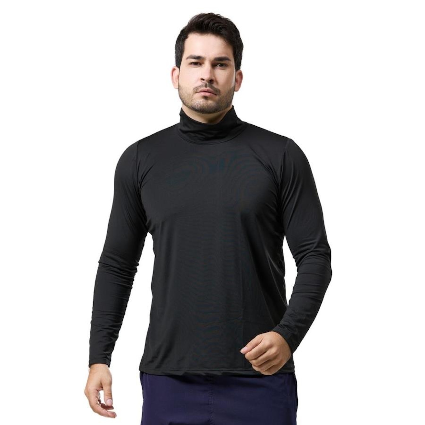 Camisa Térmica Performance Wear Gola Alta Proteção Uv - Masculina - Foto 1