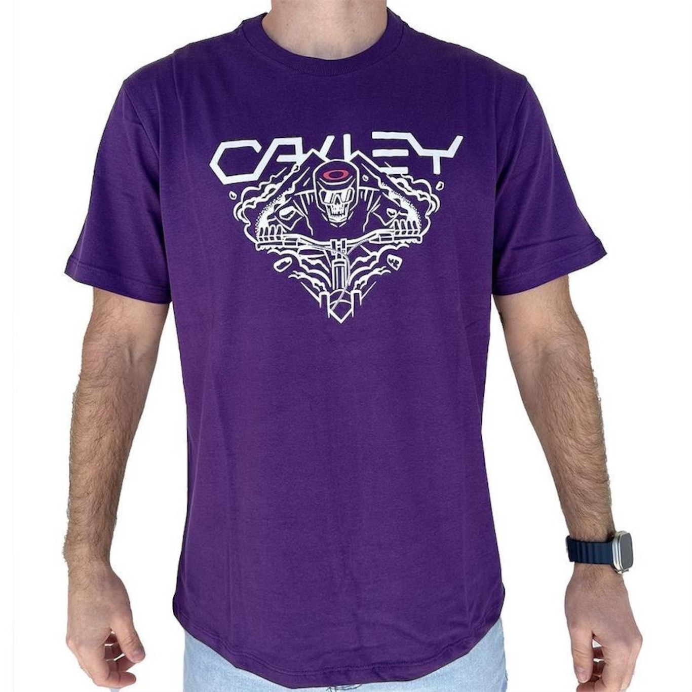 Camiseta Oakley Ellipse Skull - Masculina - Foto 1