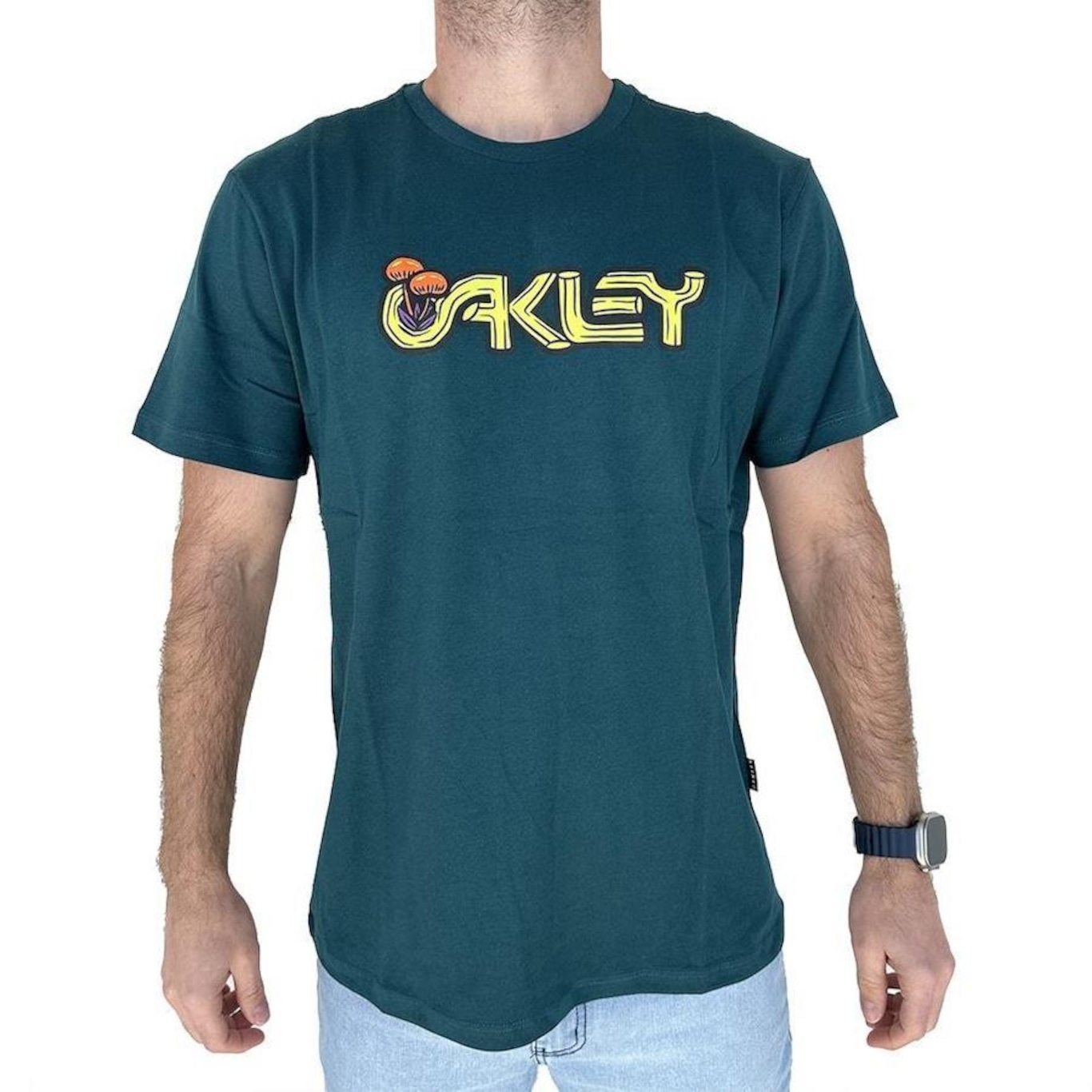 Camiseta Oakley Mushrrom Logo - Masculina - Foto 1